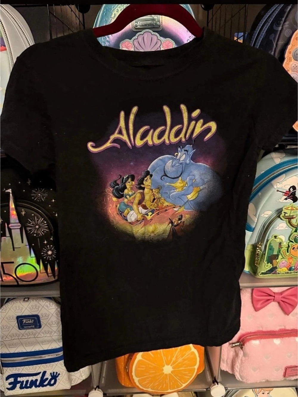 Disney Aladdin Disney Princess graphic tee Graphic Tee Size Medium (8)